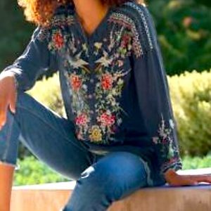 Johnny Was Verbena Tunic-M